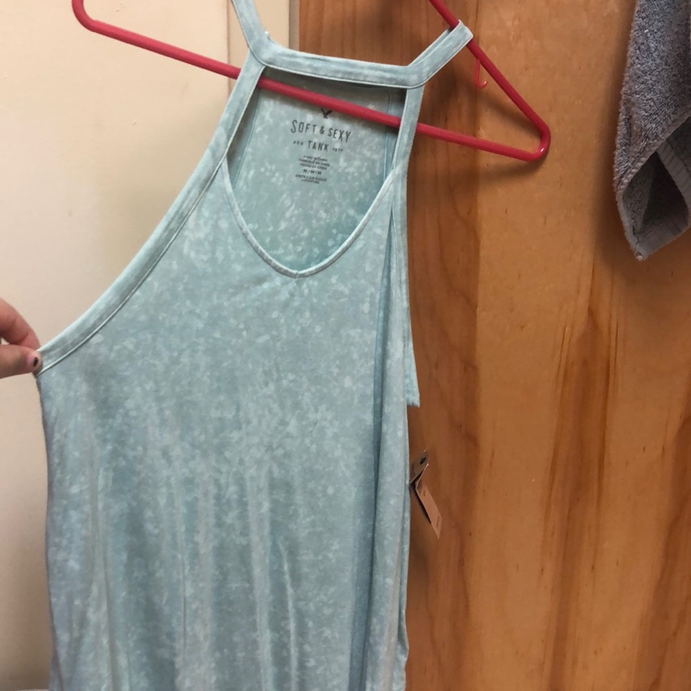 American Eagle blue tank top
